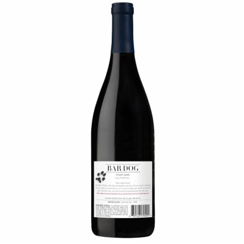 Bar Dog Pinot Noir California Red Wine Perspective: bottom