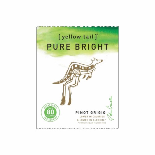 Yellow Tail Pure Bright Pinot Grigio Australia White Wine Perspective: bottom