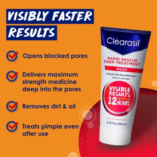 Clearasil® Rapid Rescue Deep Treatment Wash Perspective: bottom