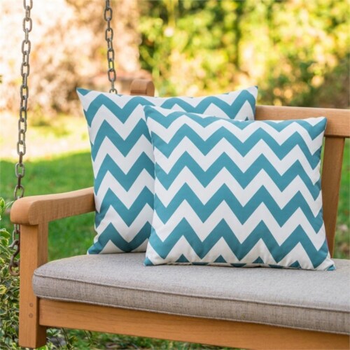 Chevron online outdoor cushions