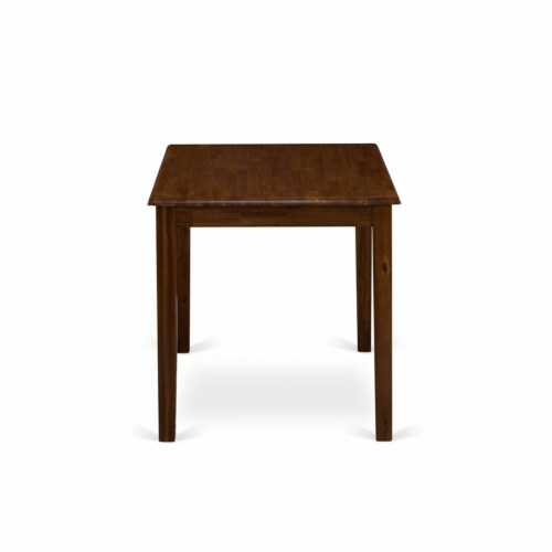 East West Furniture Yarmouth Rectangular Wood Dining Table in Natural Perspective: bottom