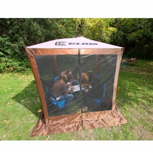 Clam Quick Set Traveler Camping Outdoor Portable Gazebo Canopy Shelter 2 Pack 2 Piece Baker s