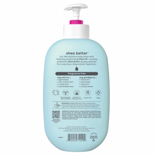 EOS Frangrance Free Body Lotion Perspective: bottom