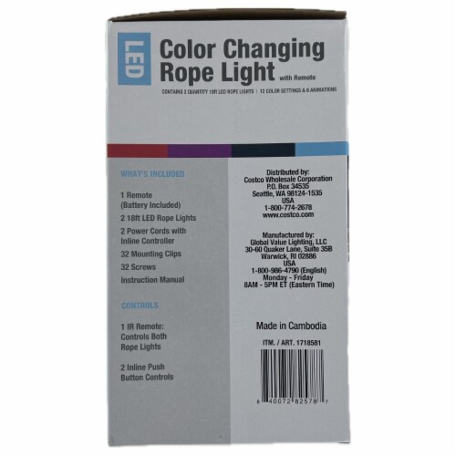 Intertek color changing rope light new arrivals