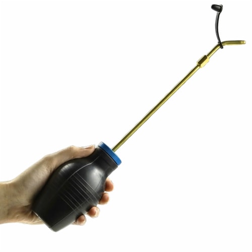 Ivation Bulb Duster, Handheld Powder Sprayer, 7" Extendable Diatomaceous Earth Applicator Perspective: bottom