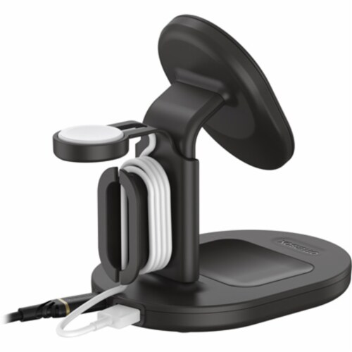 Otterbox 3-in-1 Charging Station for MagSafe - Black Perspective: bottom