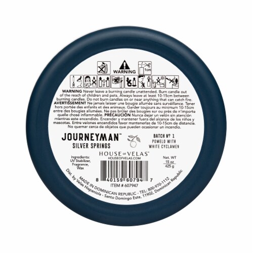 House of Velas® Jar Candle Silver Springs Perspective: bottom