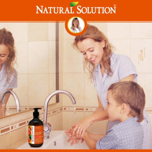 Natural Solution Liquid Hand Wash, New Refreshing Vitality, Blood Orange | Pack of 6 Perspective: bottom