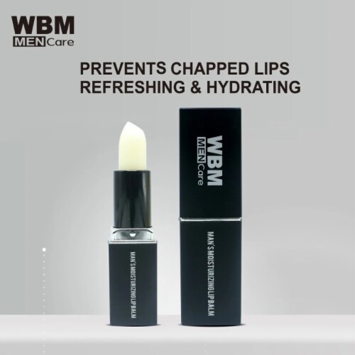 WBM Lip Balm, Rich in Shea Butter & Olive Oil, Refreshing and Hydrating, Chapstick, 6 Pack Perspective: bottom