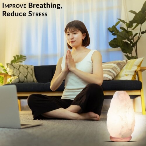 Himalayan Glow White Salt Lamp Night Light 5 7 lbs Each 2 Pack 1 King Soopers