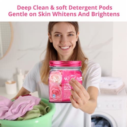W Home 5 in 1 Laundry Pods with Lavender Scent, 32 Count Each - Pack of 6 Perspective: bottom