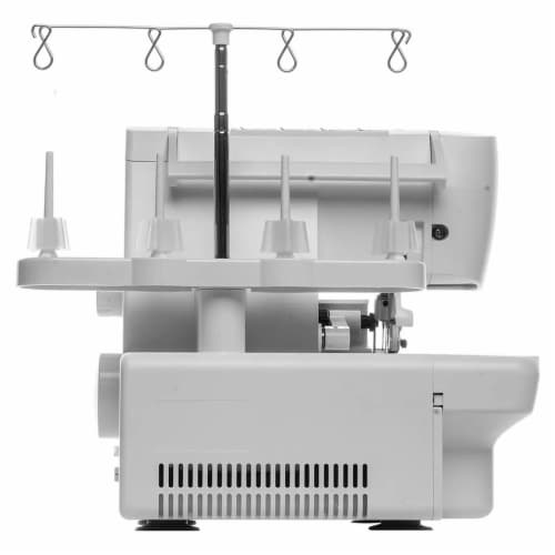 Singer S0100 Serger Sewing Overlock Machine With 2, 3, 4 Thread Capability  And 6 Different Stitch Patterns, Included Accessory Kit And Free Arm, White  : Target