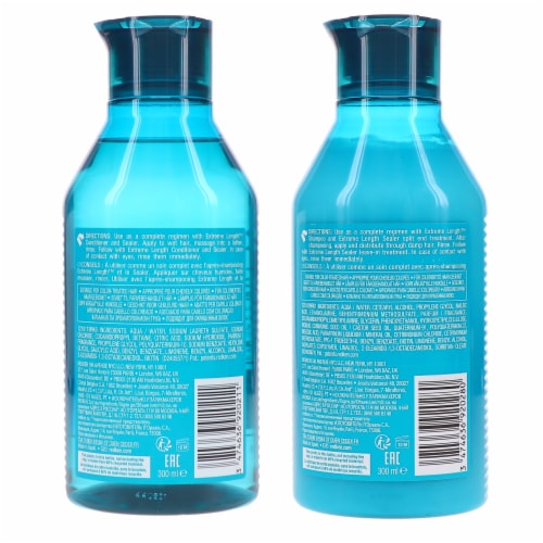 Redken Extreme Length Shampoo 10.1 oz & Extreme Length Conditioner 10.1 oz Combo Pack Perspective: bottom