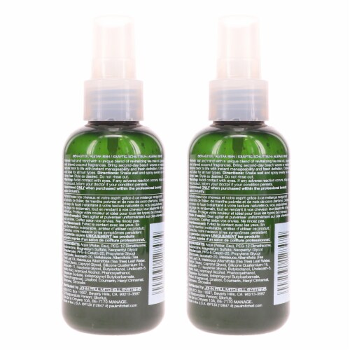 Paul Mitchell Tea Tree Wave Refresher Spray 4.2 oz 2 Pack Perspective: bottom