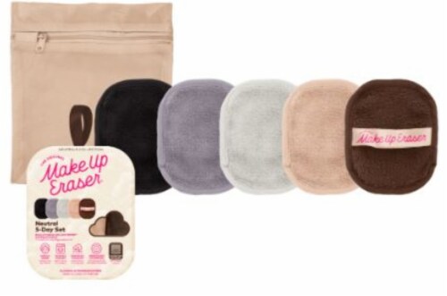 MakeUp Eraser Neutrals 5-Day Set with Laundry Bag Perspective: bottom