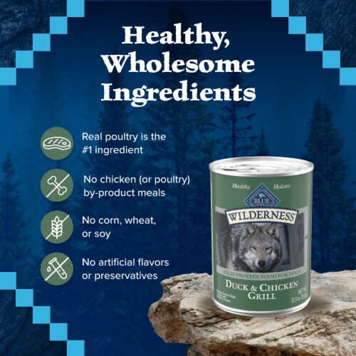 Blue Buffalo Wilderness Wild Bits High Protein Chicken Soft-Moist Training Dog Treats Perspective: bottom