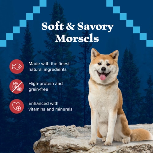 Blue Buffalo Wilderness Grain-Free Wild Bits Soft Dog Treats Salmon Perspective: bottom
