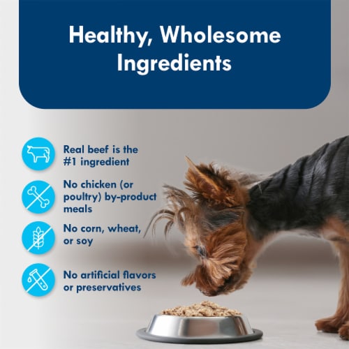 Blue Buffalo Delights Small Breed Natural Paté Wet Dog Food Variety Pack Filet Mignon & Porterhouse Perspective: bottom