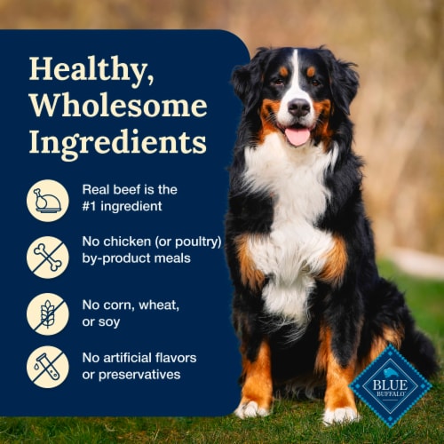 Blue Buffalo Delectables Natural Wet Dog Food Toppers, Hearty Beef Cuts in Gravy, 3-oz Perspective: bottom