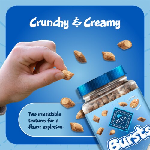 Blue Buffalo Bursts Crunchy & Creamy Cat Treats Paw-Lickin' Chicken Perspective: bottom