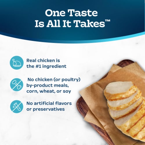 Blue Buffalo Tastefuls Natural Chicken Entrée in Gravy Flaked Wet Cat Food Perspective: bottom