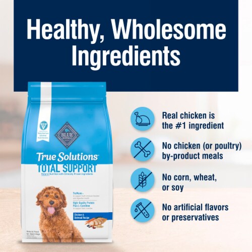 Blue Buffalo True Solutions Best Life Chicken Flavor Medium Breed Adult Dry Dog Food Perspective: bottom