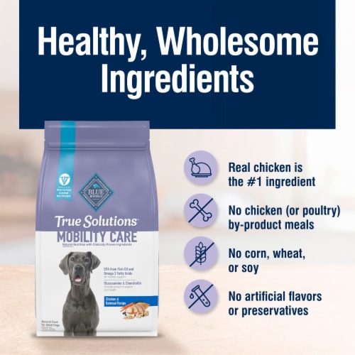 Blue Buffalo True Solutions Jolly Joints Mobility Support Formula Dog Food Perspective: bottom