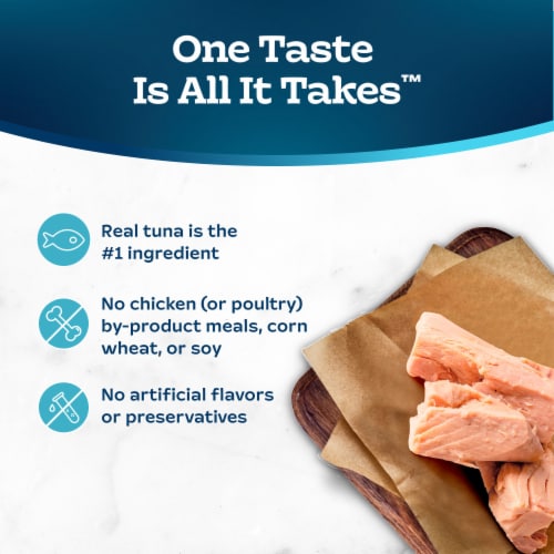 Blue Buffalo Tastefuls Savory Singles Natural Wet Cat Food Gravy Twin-Pack Tuna Perspective: bottom