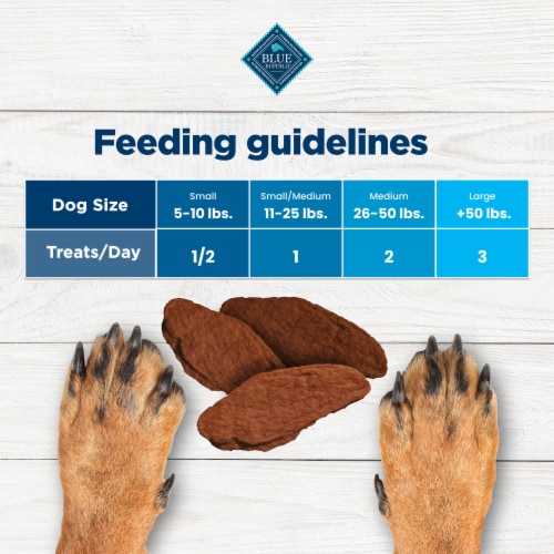 Blue Buffalo Nudges Jerky Cuts Natural Dog Treats Beef Perspective: bottom