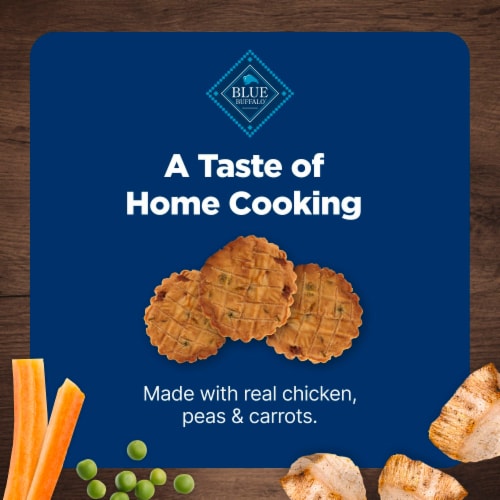 Blue Buffalo Nudges Homestyle Natural Dog Treats Chicken Peas, and Carrots Perspective: bottom
