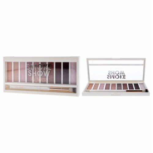 Flower ES1 Warm Natural Shimmer & Shade Eyeshadow Palette Perspective: bottom
