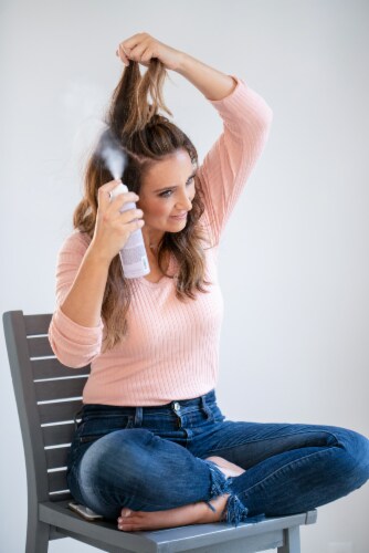 Hairitage Lazy Day Dry Shampoo Spray - Volumizing + Texturizing - Oil Absorbing + No Residue Perspective: bottom