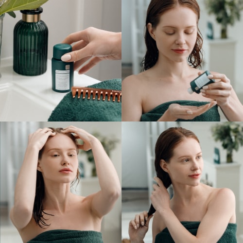 Kristin Ess Anytime Anywhere Scalp + Hair Milk Oil Perspective: bottom
