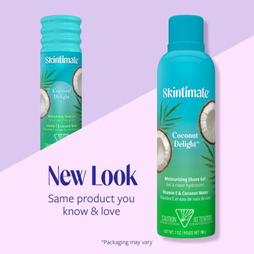 Skintimate Coconut Delight Shave Gel Perspective: bottom