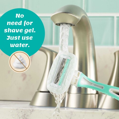 Intuition Sensitive Care Disposable Razors Perspective: bottom