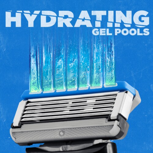 Schick Hydro 5 Sense Hydrate Razor Perspective: bottom