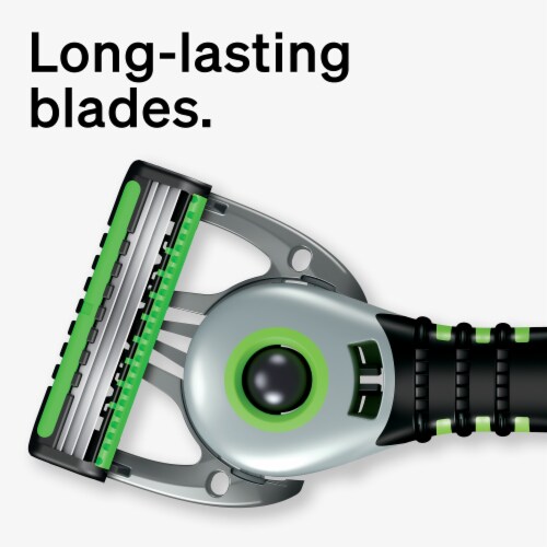 Schick Xtreme3 Pivot Ball 3-Blade Men's Disposable Razors Perspective: bottom