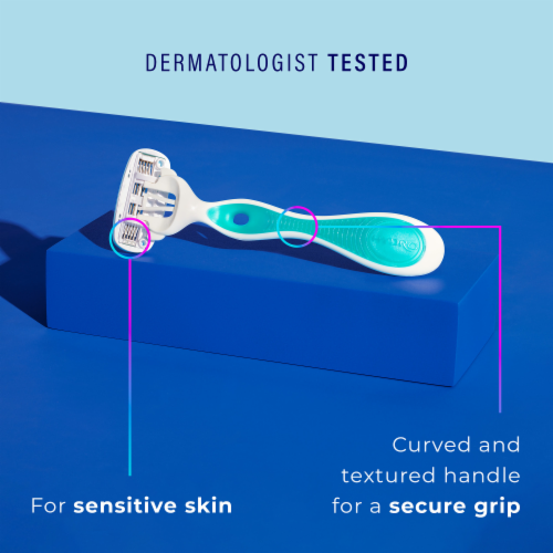 Schick Hydro Silk Disposable Razors for Women Ultra Sensitive Care with Hydra-Boost Serum + Aloe Perspective: bottom