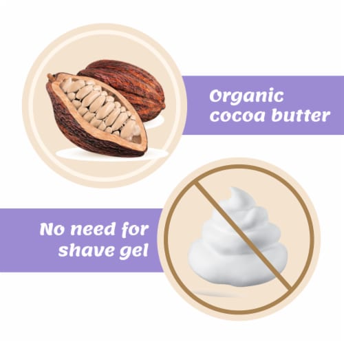 Schick Intuition Pure Nourishment 4-Blade Razor + 2 Refills for Women with Coconut Milk & Almond Oil Perspective: bottom