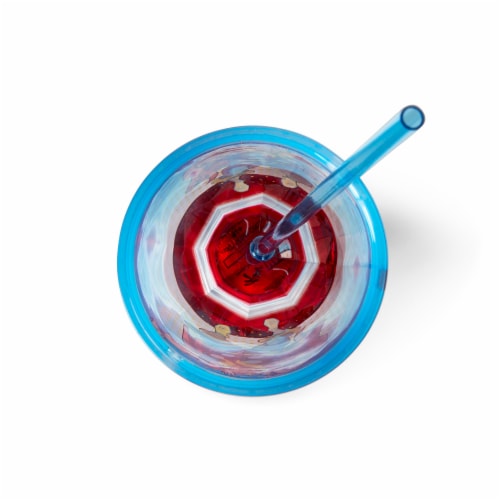 Marvel Thor God Of Thunder Plastic Tumbler Cup Lid & Straw | Holds 19 Ounces Perspective: bottom