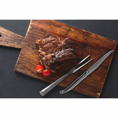 Slitzer 6-piece European Style Steak Knife Set Elegantly Contoured Kitchen Cutlery Perspective: bottom