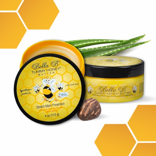 Bundle: Tummy Honey Butter 4oz and Tummy Honey Cream 4oz Perspective: bottom