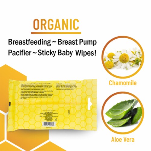 Nipple Nurture 4-in-1 Soothing Wipes - 5pk Perspective: bottom