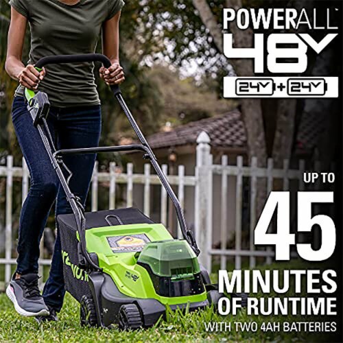 Greenworks 14 inch lawn mower cheap