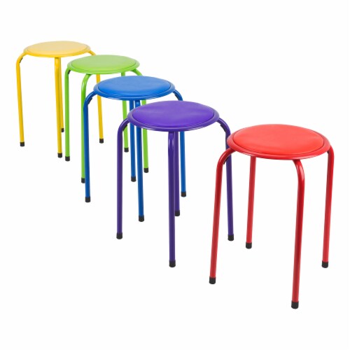 Colorful metal stools discount