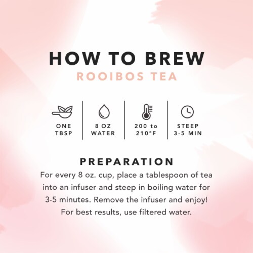 Pinky Up Cherry Rhubarb Cobbler Rooibos Loose Leaf Tea Perspective: bottom