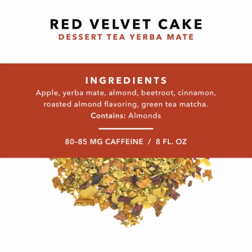 True Fabrications Red Velvet Cake Loose Leaf Tea Perspective: bottom