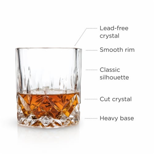 Admiral Crystal Tumblers Perspective: bottom