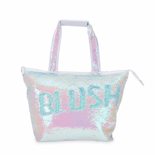 Mermaid Sequin Cooler Tote by Blush® Perspective: bottom
