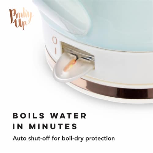 Pinky Up Noelle Ceramic Electric Tea Kettle Perspective: bottom
